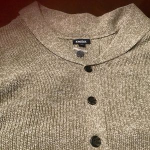 Beige King Size 3XL Tall Acrylic Cardigan - New in Original Packaging